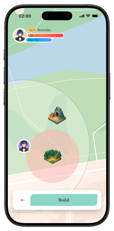 Build screen